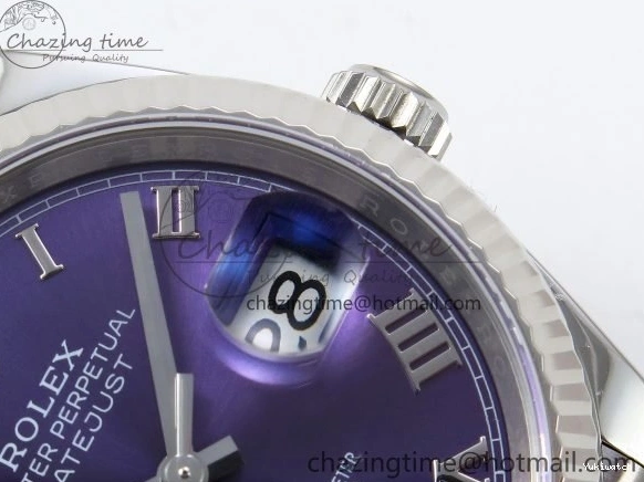 APF 126234 Dial Diamond 904L DateJust 1:1 Edition Roman 36 Bracelet Steel VR3235 on Best Jubilee Purple 0103